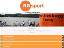 Tablet Screenshot of drachenboot-essen.de